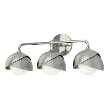 Hubbardton Forge 201375 Brooklyn 3-Light Double Shade Bath Sconce 26