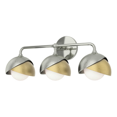 Hubbardton Forge 201375 Brooklyn 3-Light Double Shade Bath Sconce 29