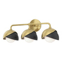 Hubbardton Forge 201375 Brooklyn 3-Light Double Shade Bath Sconce 30