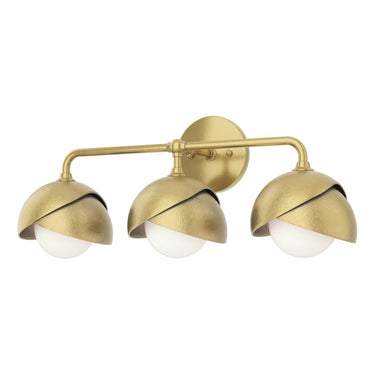 Hubbardton Forge 201375 Brooklyn 3-Light Double Shade Bath Sconce 35