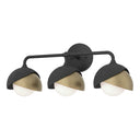Hubbardton Forge 201375 Brooklyn 3-Light Double Shade Bath Sconce 4