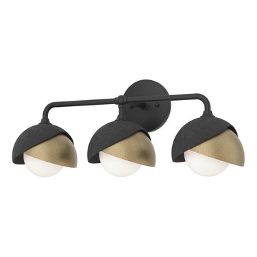 Hubbardton Forge 201375 Brooklyn 3-Light Double Shade Bath Sconce 4