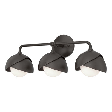 Hubbardton Forge 201375 Brooklyn 3-Light Double Shade Bath Sconce 7