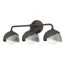 Hubbardton Forge 201375 Brooklyn 3-Light Double Shade Bath Sconce 8