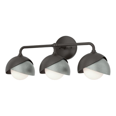 Hubbardton Forge 201375 Brooklyn 3-Light Double Shade Bath Sconce 8