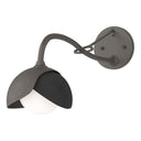 Hubbardton Forge 201377 Brooklyn 1-Light Double Shade Long-Arm Sconce 12