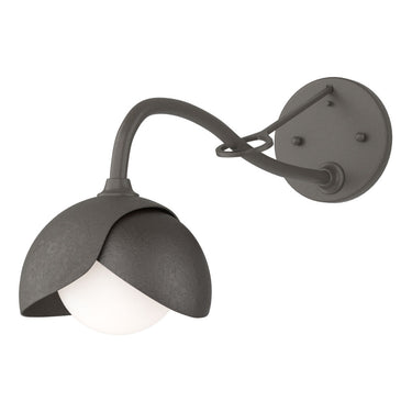Hubbardton Forge 201377 Brooklyn 1-Light Double Shade Long-Arm Sconce 13