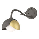 Hubbardton Forge 201377 Brooklyn 1-Light Double Shade Long-Arm Sconce 18