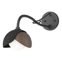 Hubbardton Forge 201377 Brooklyn 1-Light Double Shade Long-Arm Sconce 19