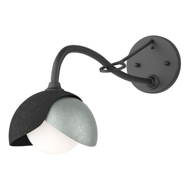 Hubbardton Forge 201377 Brooklyn 1-Light Double Shade Long-Arm Sconce 24