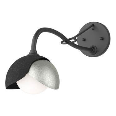Hubbardton Forge 201377 Brooklyn 1-Light Double Shade Long-Arm Sconce 26
