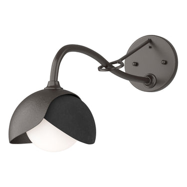 Hubbardton Forge 201377 Brooklyn 1-Light Double Shade Long-Arm Sconce 30