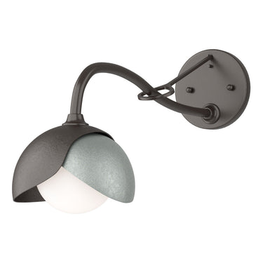 Hubbardton Forge 201377 Brooklyn 1-Light Double Shade Long-Arm Sconce 32