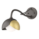 Hubbardton Forge 201377 Brooklyn 1-Light Double Shade Long-Arm Sconce 35