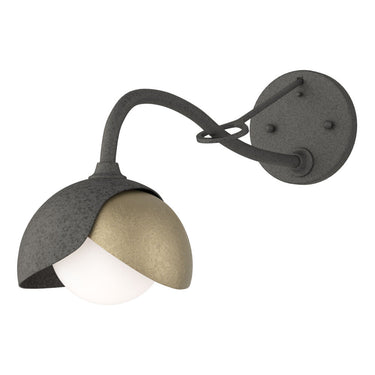 Hubbardton Forge 201377 Brooklyn 1-Light Double Shade Long-Arm Sconce 42