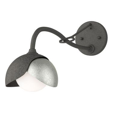 Hubbardton Forge 201377 Brooklyn 1-Light Double Shade Long-Arm Sconce 43