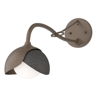 Hubbardton Forge 201377 Brooklyn 1-Light Double Shade Long-Arm Sconce 5