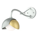 Hubbardton Forge 201377 Brooklyn 1-Light Double Shade Long-Arm Sconce 53
