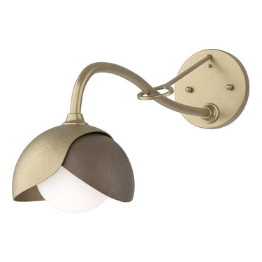 Hubbardton Forge 201377 Brooklyn 1-Light Double Shade Long-Arm Sconce 54