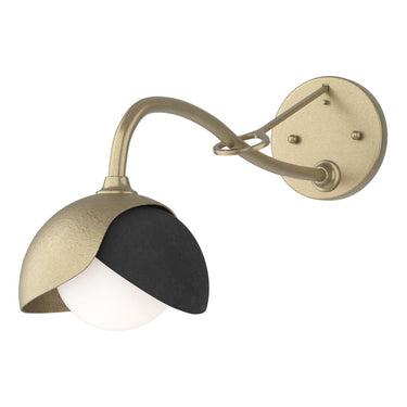 Hubbardton Forge 201377 Brooklyn 1-Light Double Shade Long-Arm Sconce 56