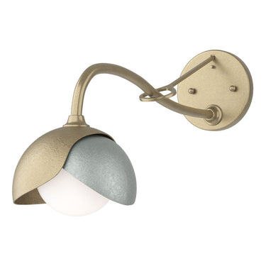 Hubbardton Forge 201377 Brooklyn 1-Light Double Shade Long-Arm Sconce 59
