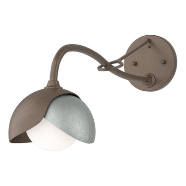 Hubbardton Forge 201377 Brooklyn 1-Light Double Shade Long-Arm Sconce 6