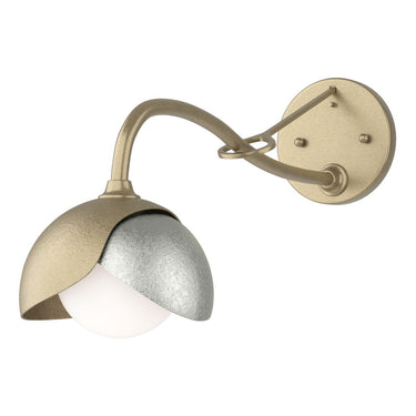 Hubbardton Forge 201377 Brooklyn 1-Light Double Shade Long-Arm Sconce 61