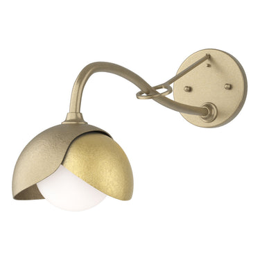 Hubbardton Forge 201377 Brooklyn 1-Light Double Shade Long-Arm Sconce 62