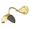 Hubbardton Forge 201377 Brooklyn 1-Light Double Shade Long-Arm Sconce 73