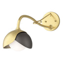 Hubbardton Forge 201377 Brooklyn 1-Light Double Shade Long-Arm Sconce 75