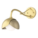 Hubbardton Forge 201377 Brooklyn 1-Light Double Shade Long-Arm Sconce 78