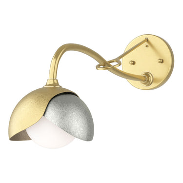 Hubbardton Forge 201377 Brooklyn 1-Light Double Shade Long-Arm Sconce 79