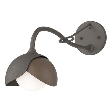 Hubbardton Forge 201377 Brooklyn 1-Light Double Shade Long-Arm Sconce 10