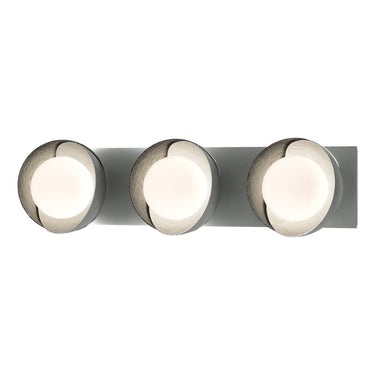 Hubbardton Forge 201378 Brooklyn 3-Light Straight Double Shade Bath Sconce 17
