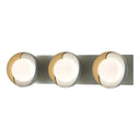 Hubbardton Forge 201378 Brooklyn 3-Light Straight Double Shade Bath Sconce 18