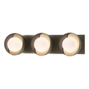 Hubbardton Forge 201378 Brooklyn 3-Light Straight Double Shade Bath Sconce 20