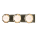 Hubbardton Forge 201378 Brooklyn 3-Light Straight Double Shade Bath Sconce 21
