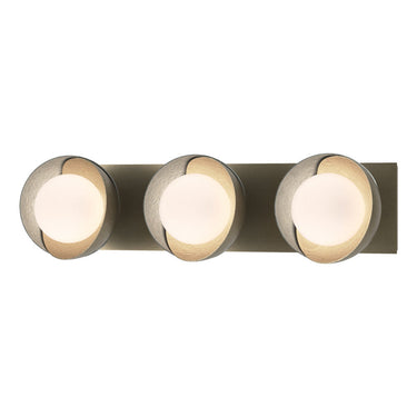 Hubbardton Forge 201378 Brooklyn 3-Light Straight Double Shade Bath Sconce 21