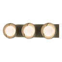 Hubbardton Forge 201378 Brooklyn 3-Light Straight Double Shade Bath Sconce 22
