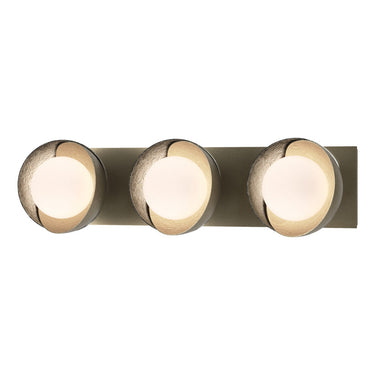 Hubbardton Forge 201378 Brooklyn 3-Light Straight Double Shade Bath Sconce 23