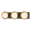 Hubbardton Forge 201378 Brooklyn 3-Light Straight Double Shade Bath Sconce 24