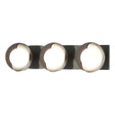 Hubbardton Forge 201378 Brooklyn 3-Light Straight Double Shade Bath Sconce 25