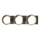 Hubbardton Forge 201378 Brooklyn 3-Light Straight Double Shade Bath Sconce 26