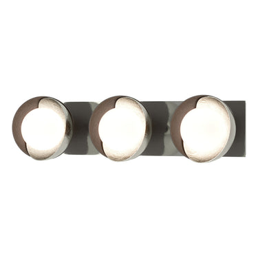 Hubbardton Forge 201378 Brooklyn 3-Light Straight Double Shade Bath Sconce 26