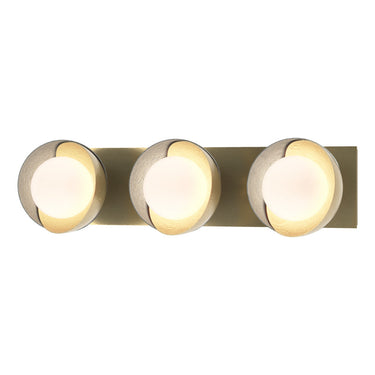 Hubbardton Forge 201378 Brooklyn 3-Light Straight Double Shade Bath Sconce 33