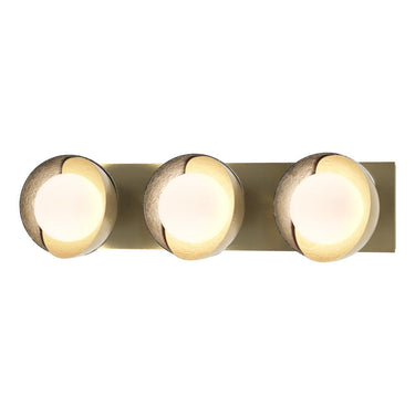 Hubbardton Forge 201378 Brooklyn 3-Light Straight Double Shade Bath Sconce 35