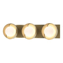 Hubbardton Forge 201378 Brooklyn 3-Light Straight Double Shade Bath Sconce 36