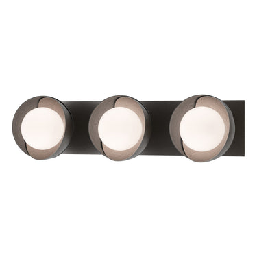 Hubbardton Forge 201378 Brooklyn 3-Light Straight Double Shade Bath Sconce 7