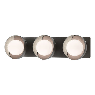 Hubbardton Forge 201378 Brooklyn 3-Light Straight Double Shade Bath Sconce 9