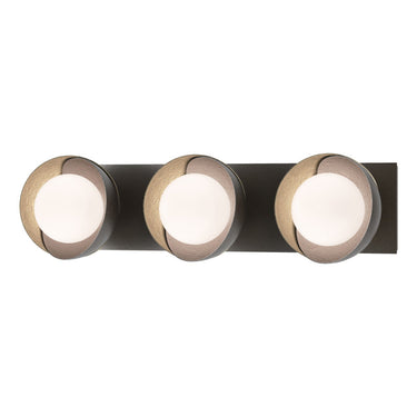 Hubbardton Forge 201378 Brooklyn 3-Light Straight Double Shade Bath Sconce 10